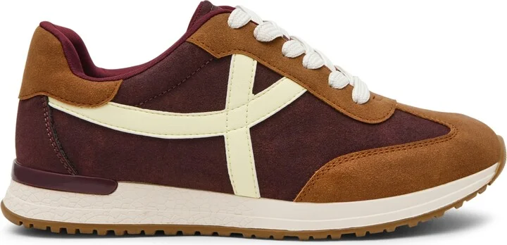 Dv Dolce Vita Women's Joque Sporty Retro Lace-Up Sneakers - Burgundy/Tan Multi - Image 2