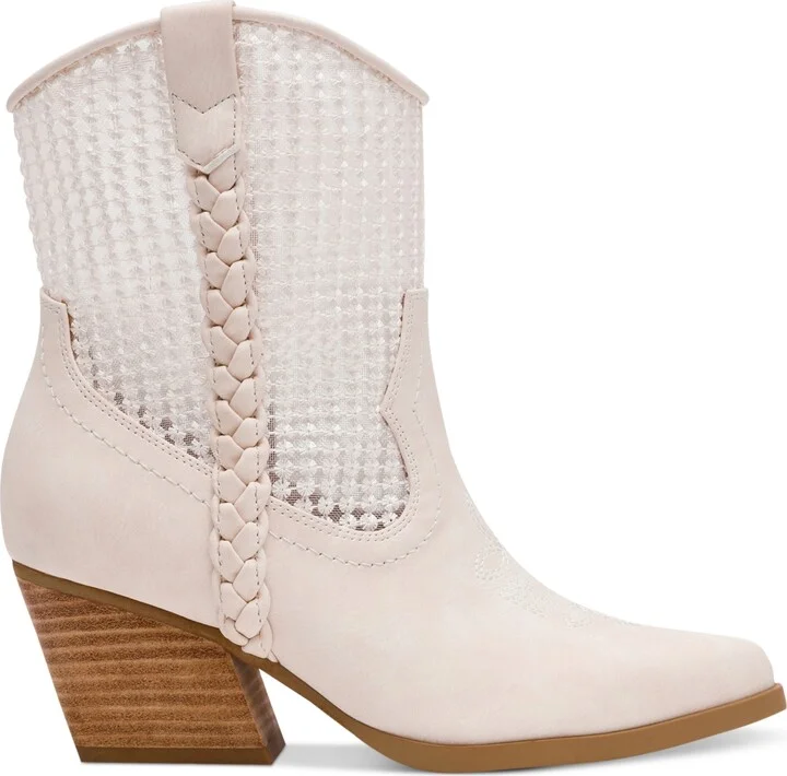 Dv Dolce Vita Women's Karyn Mesh Pull-On Western Cowboy Booties - Image 2