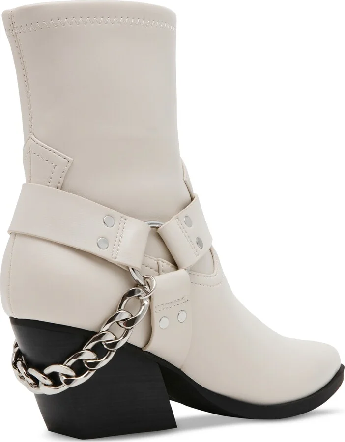 Dv Dolce Vita Women's Keeler Harness Moto Engineer Chain Heeled Boots - Image 6