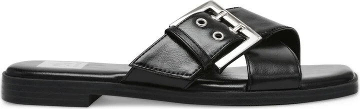 Dv Dolce Vita Women's Mayson Crossband Buckle Slide Flat Sandals - Image 2