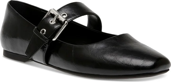 Dv Dolce Vita Women's Mellie Buckle Strap Mary Jane Flats
