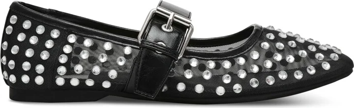 Dv Dolce Vita Women's Mellie Buckle Strap Mesh Mary Jane Flats - Image 2