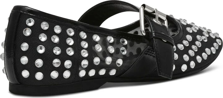 Dv Dolce Vita Women's Mellie Buckle Strap Mesh Mary Jane Flats - Image 6