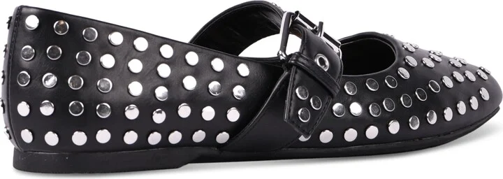 Dv Dolce Vita Women's Mellie Buckle Strap Studded Mary Jane Flats - Image 6