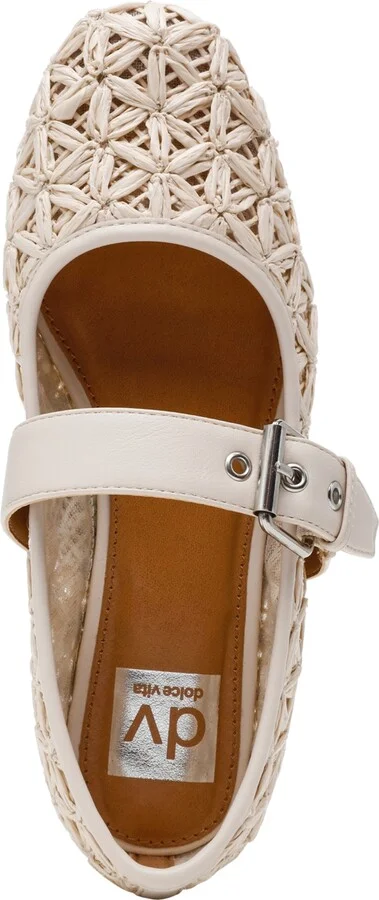 Dv Dolce Vita Women's Mellie Woven Buckle Mary Jane Flats - Image 4