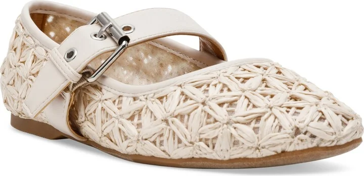 Dv Dolce Vita Women's Mellie Woven Buckle Mary Jane Flats