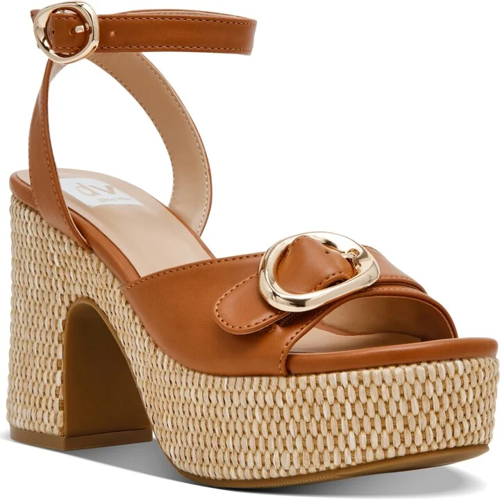 Dv Dolce Vita Women's Merie Buckle-Detail Platform Dress Sandals