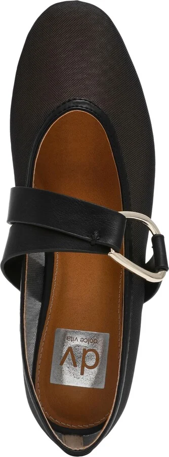 Dv Dolce Vita Women's Mirandah Buckle Mesh Mary Jane Flats - Image 4