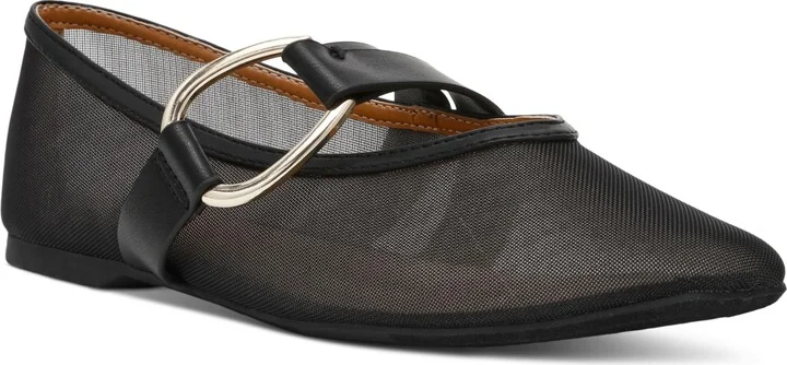 Dv Dolce Vita Women's Mirandah Buckle Mesh Mary Jane Flats