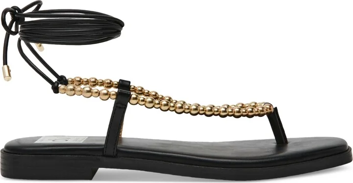 Dv Dolce Vita Women's Mirielle Beaded Lace-Up Gladiator Flat Sandals - Image 7