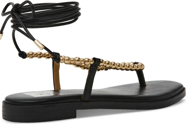 Dv Dolce Vita Women's Mirielle Beaded Lace-Up Gladiator Flat Sandals - Image 11
