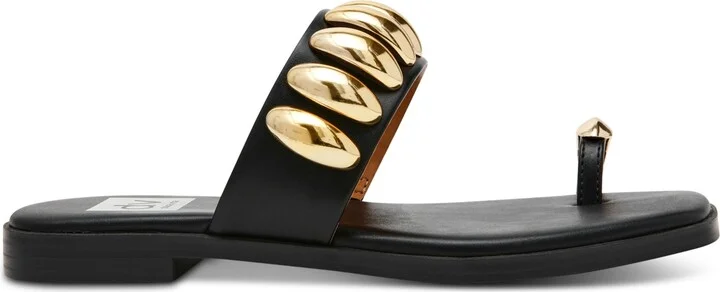 Dv Dolce Vita Women's Moon Embellished Thong Slide Flat Sandals - Image 2