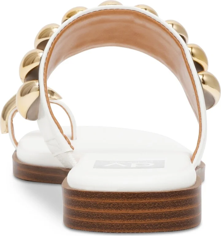 Dv Dolce Vita Women's Moon Embellished Thong Slide Flat Sandals - Image 8