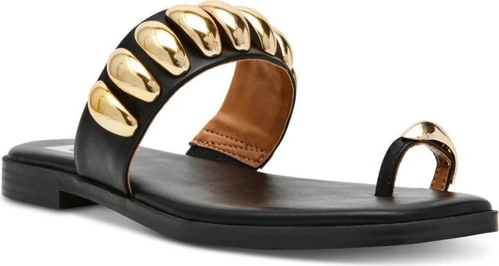 Dv Dolce Vita Women's Moon Embellished Thong Slide Flat Sandals