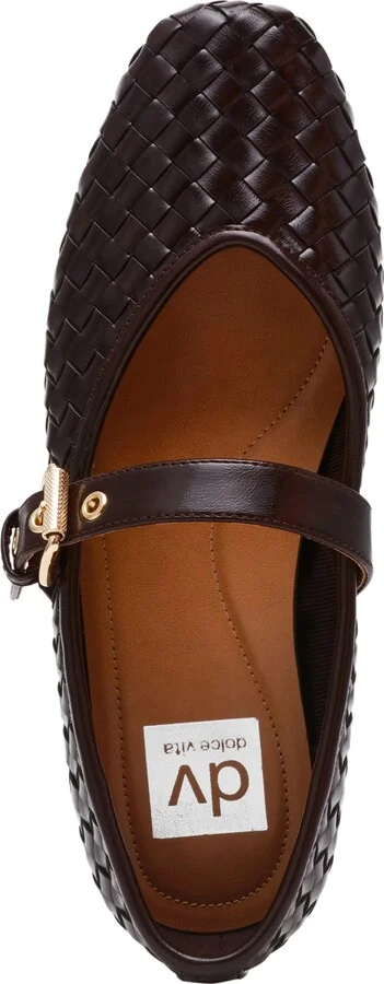Dv Dolce Vita Women's Mulaney Woven Mary Jane Ballet Flats - Image 4