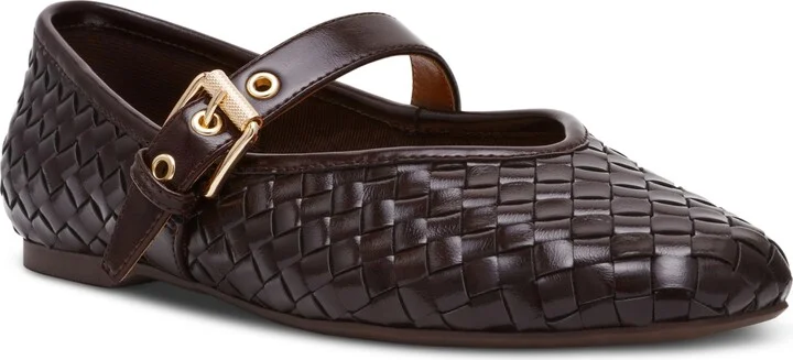 Dv Dolce Vita Women's Mulaney Woven Mary Jane Ballet Flats