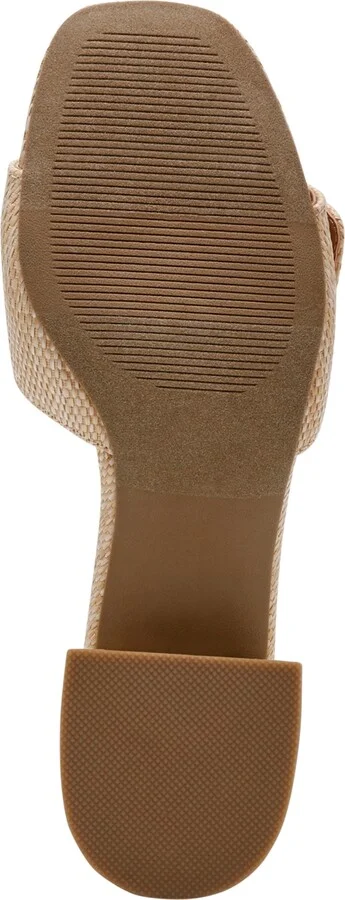Dv Dolce Vita Women's Niece Raffia Block-Heel Buckle Slide Sandals - Image 5