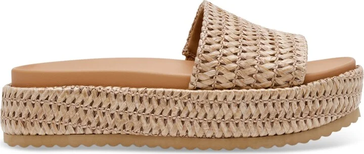 Dv Dolce Vita Women's Scottie Raffia Flatform Sandals - Image 2