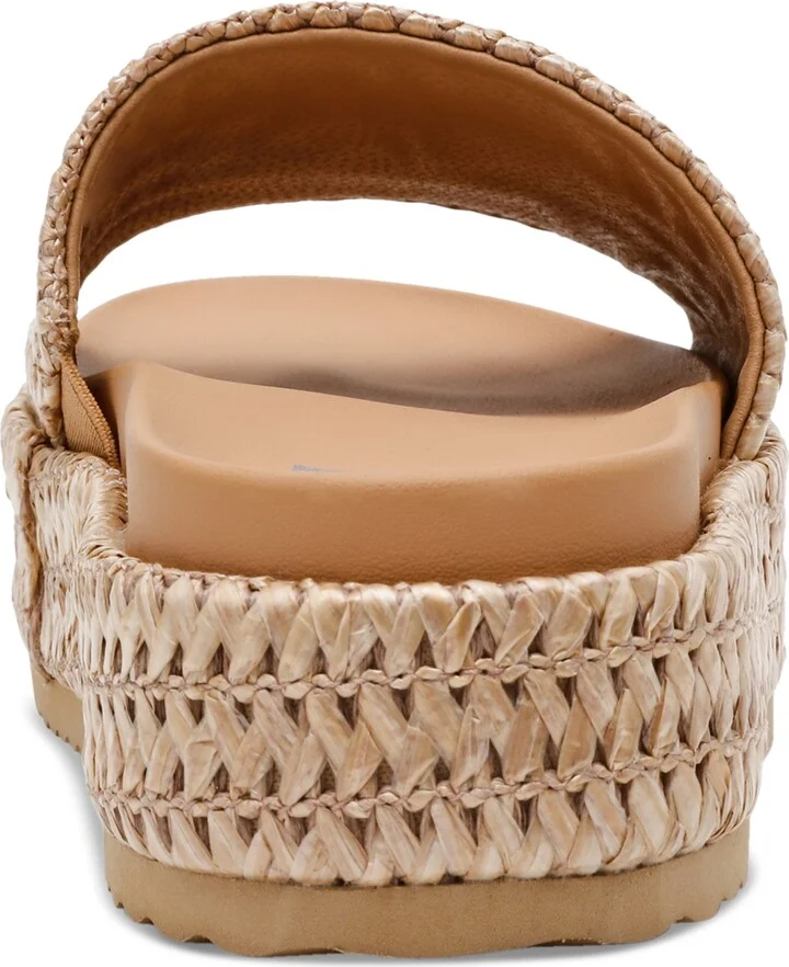 Dv Dolce Vita Women's Scottie Raffia Flatform Sandals - Image 3