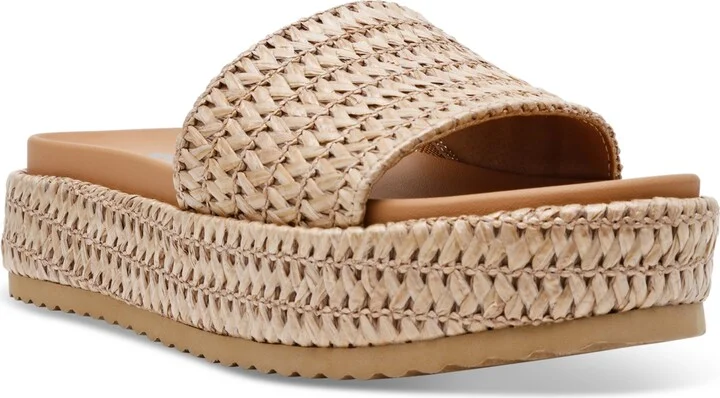 Dv Dolce Vita Women's Scottie Raffia Flatform Sandals