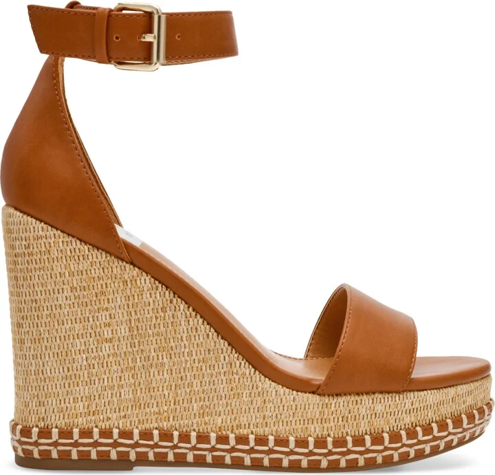 Dv Dolce Vita Women's Tammara Ankle-Strap Platform Whipstitch Wedge Sandals - Image 2