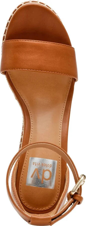 Dv Dolce Vita Women's Tammara Ankle-Strap Platform Whipstitch Wedge Sandals - Image 4