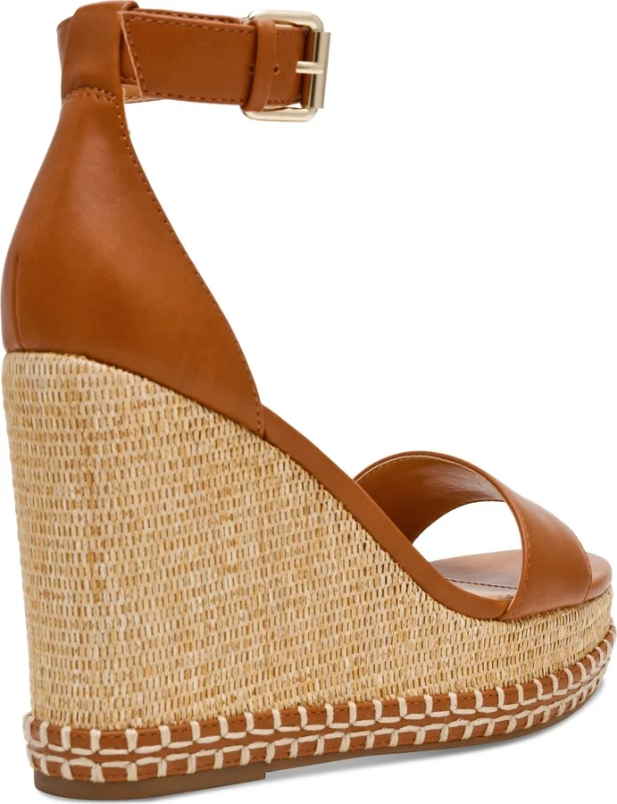 Dv Dolce Vita Women's Tammara Ankle-Strap Platform Whipstitch Wedge Sandals - Image 6
