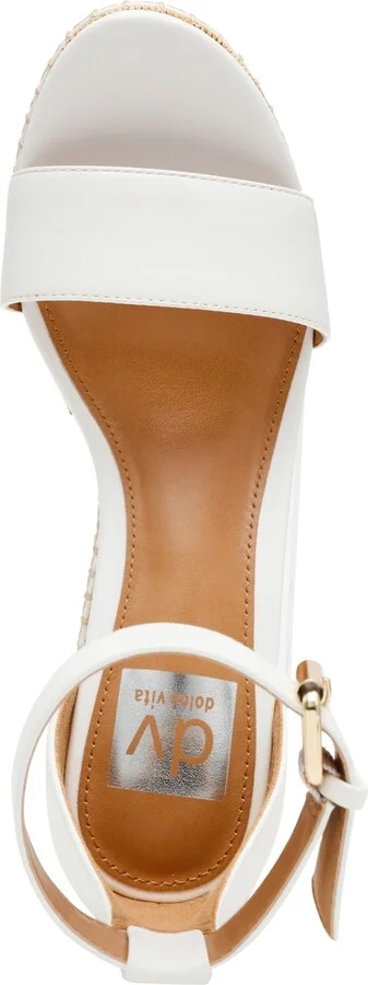 Dv Dolce Vita Women's Tammara Ankle-Strap Platform Whipstitch Wedge Sandals - Image 9