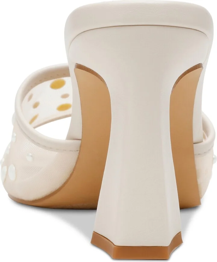 Dv Dolce Vita Women's Yossi Pearl Mesh Slide Dress Sandals - Image 3