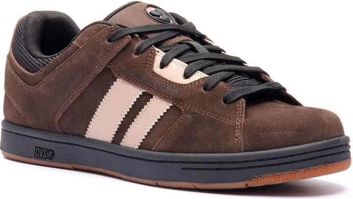 Brown Taupe Black Suede