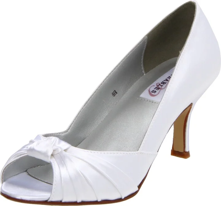 Dyeables Women's Ida Peep-Toe Pump