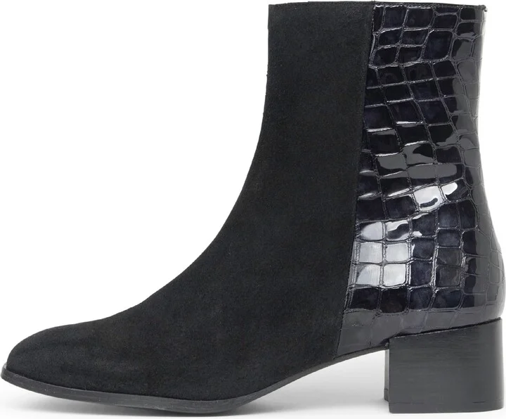 Dylan Croc Embossed Bootie - Image 3
