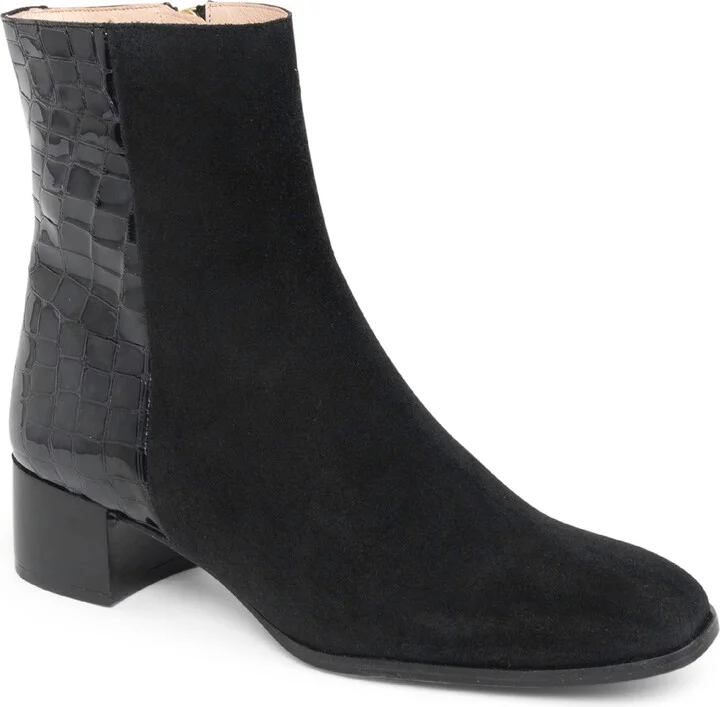 Dylan Croc Embossed Bootie