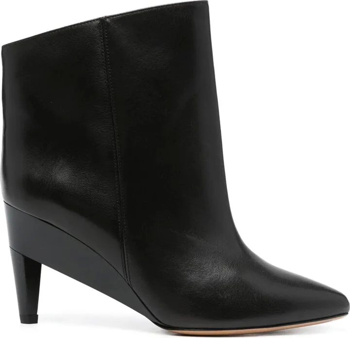 Dylvee 80mm pointed-toe boots