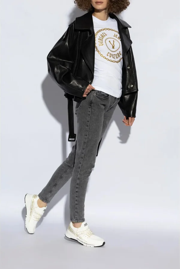 Dynamic logo-strap sneakers - Image 3