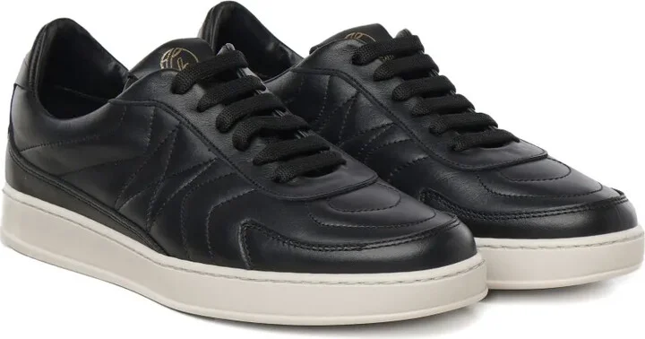 Dynasty quilted lace-up sneakers - Image 5