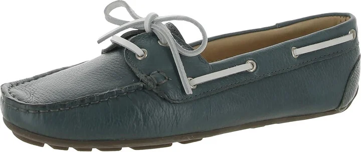 DYTONA Womens Leather Slip-On Moccasins