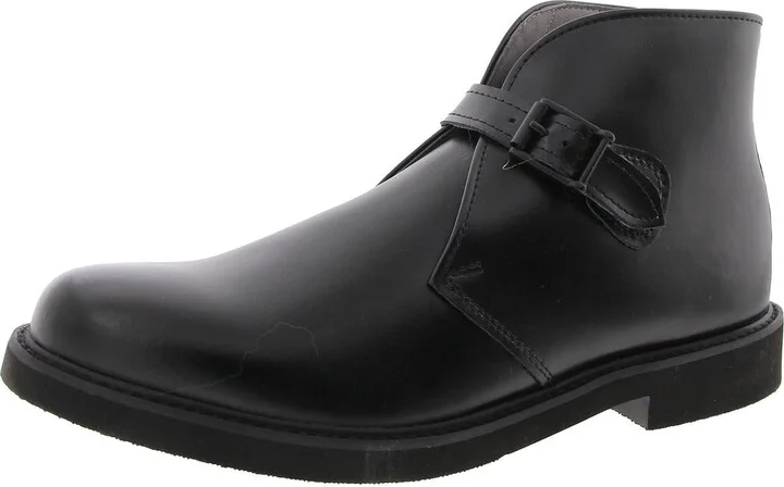 E01832 Mens Buckle Manmade Chukka Boots