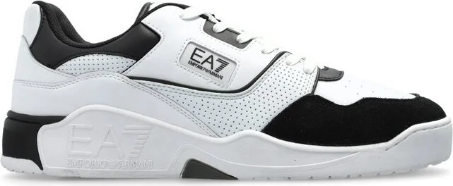 Ea7 Emporio Armani Color-Blocked Lace-Up Sneakers