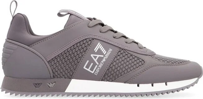 Ea7 Emporio Armani Cordura Round Toe Panelled Sneakers