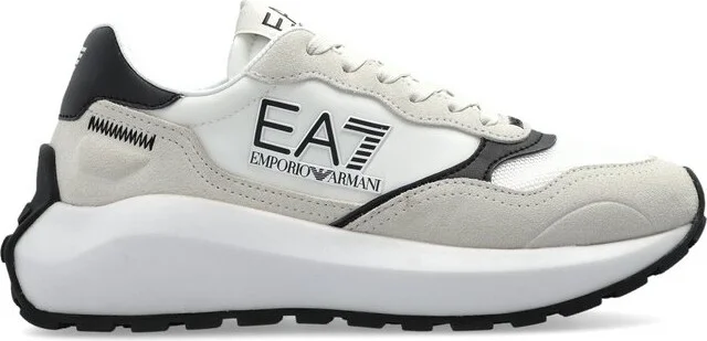 Ea7 Emporio Armani Logo Patch Lace-Up Sneakers