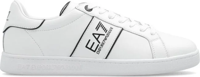 Ea7 Emporio Armani Logo-Printed Lace-Up Sneakers