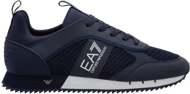 Ea7 Emporio Armani Side Stripe Lace-Up Sneakers