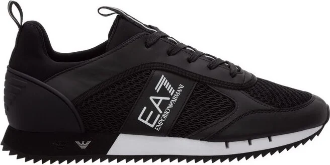 Ea7 Emporio Armani Side-Stripe Lace-Up Sneakers