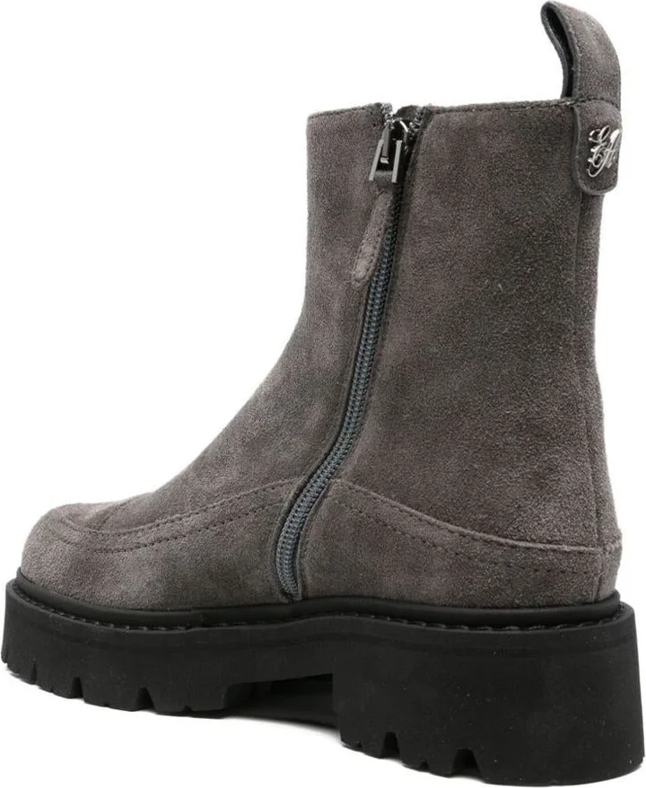 Ea7 Emporio Armani Suede Leather Boots - Image 4