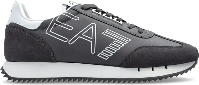 Ea7 Emporio Armani Vintage Logo Printed Sneakers
