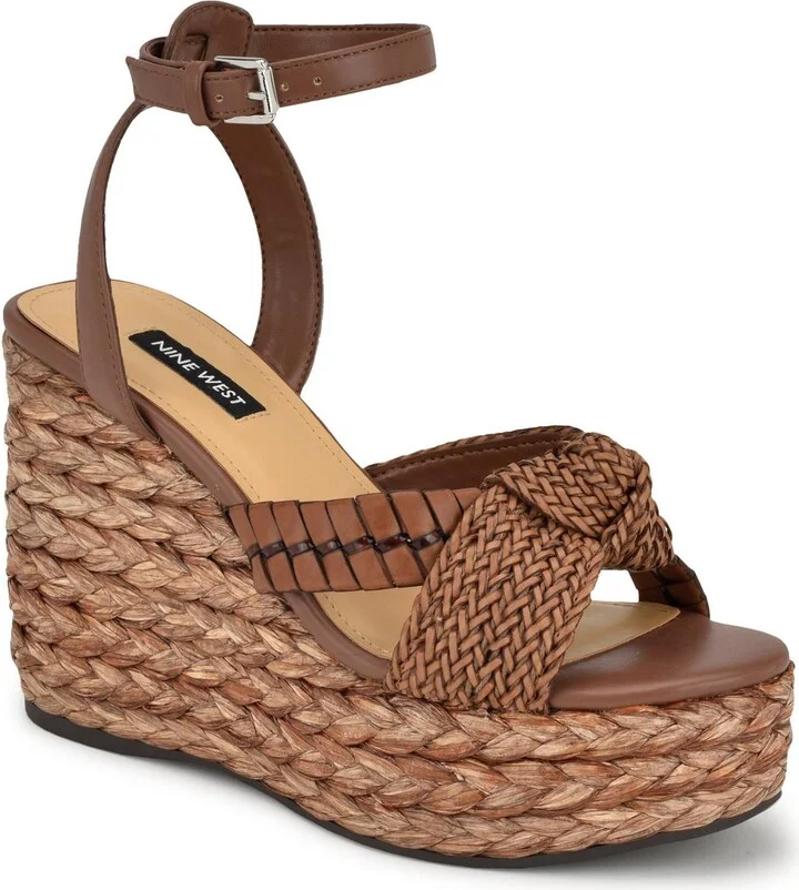 Eaden 3 Womens Woven Manmade Platform Sandals