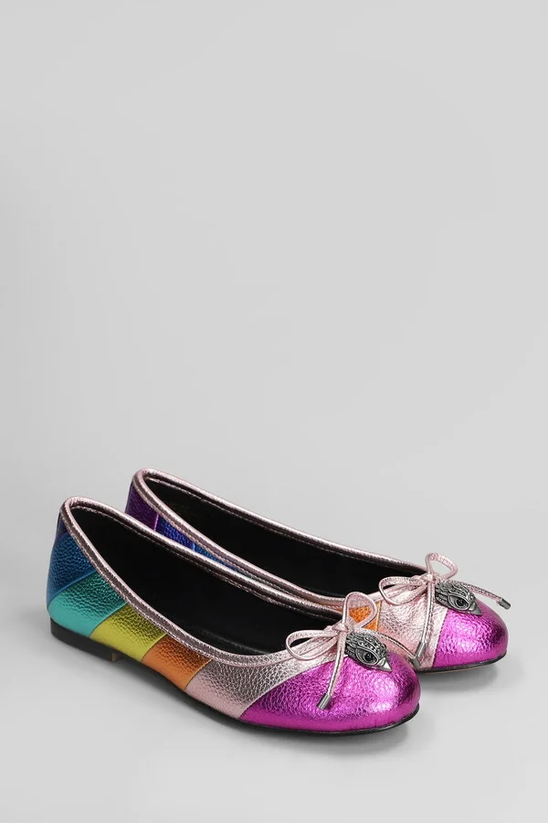 Eagle Ballet Flats In Multicolor Leather - Image 2