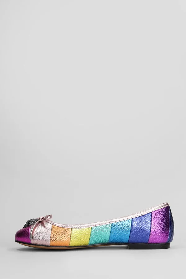 Eagle Ballet Flats In Multicolor Leather - Image 3