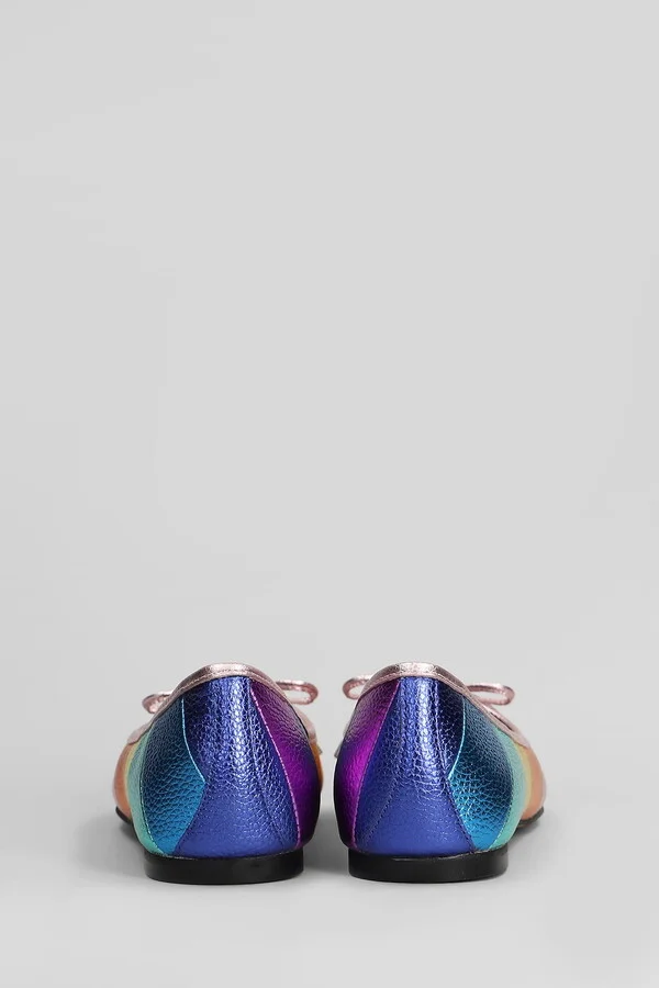 Eagle Ballet Flats In Multicolor Leather - Image 4